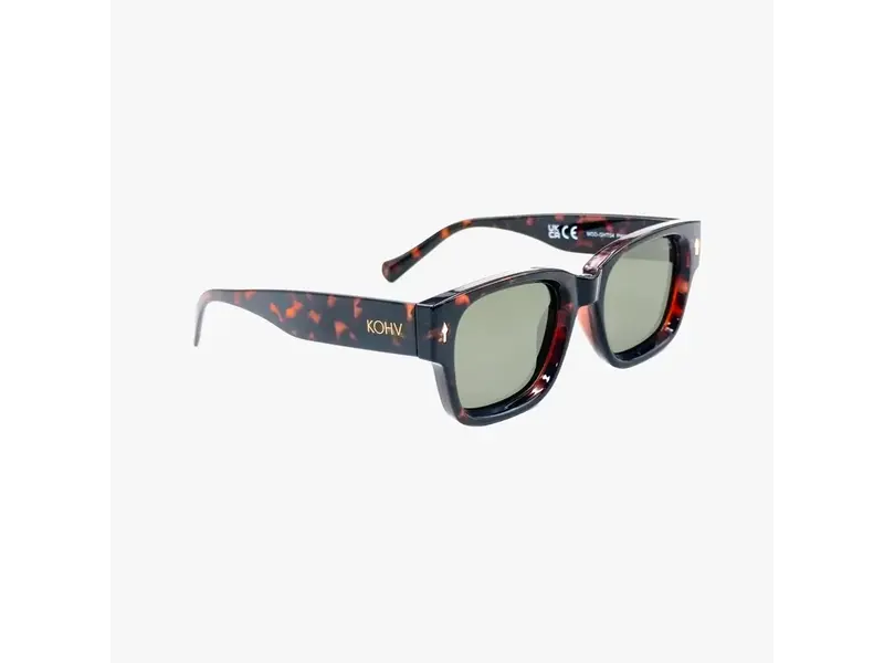 Kohv Eyewear Mod Espresso Polarized Square Designer Fashion Sunglasses