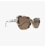 Kohv Eyewear Nova Silt Tortoise Geometric Cat Eye Fashion Sunglasses