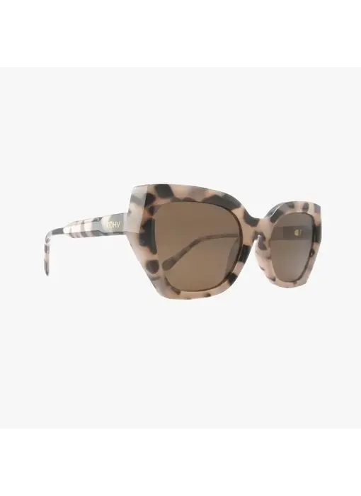 Nova Silt Tortoise Geometric Cat Eye Fashion Sunglasses