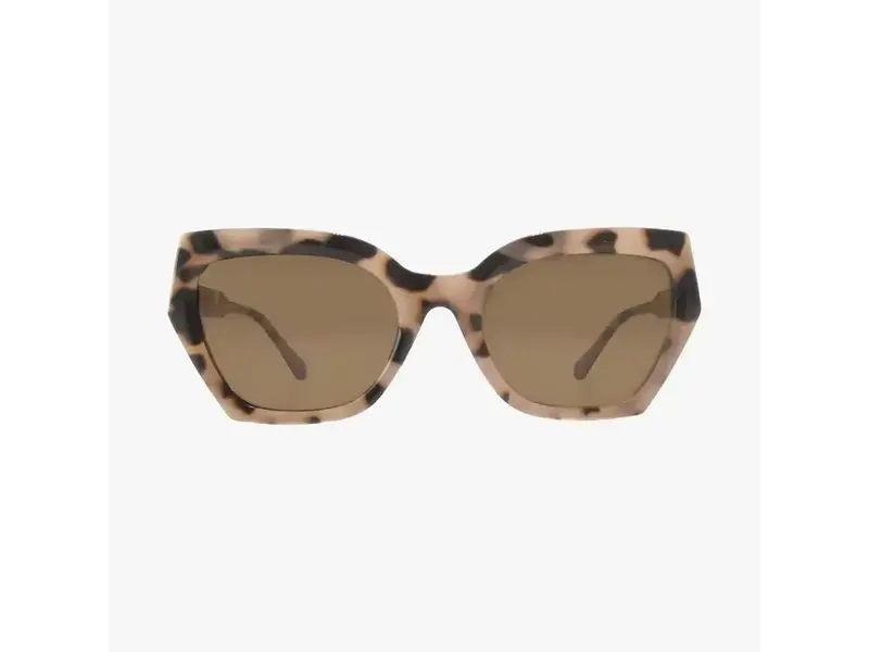 Kohv Eyewear Nova Silt Tortoise Geometric Cat Eye Fashion Sunglasses