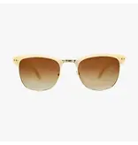 Kohv Eyewear Weston Ivory Polarized Semi-Rimless Fashion Sunglasses
