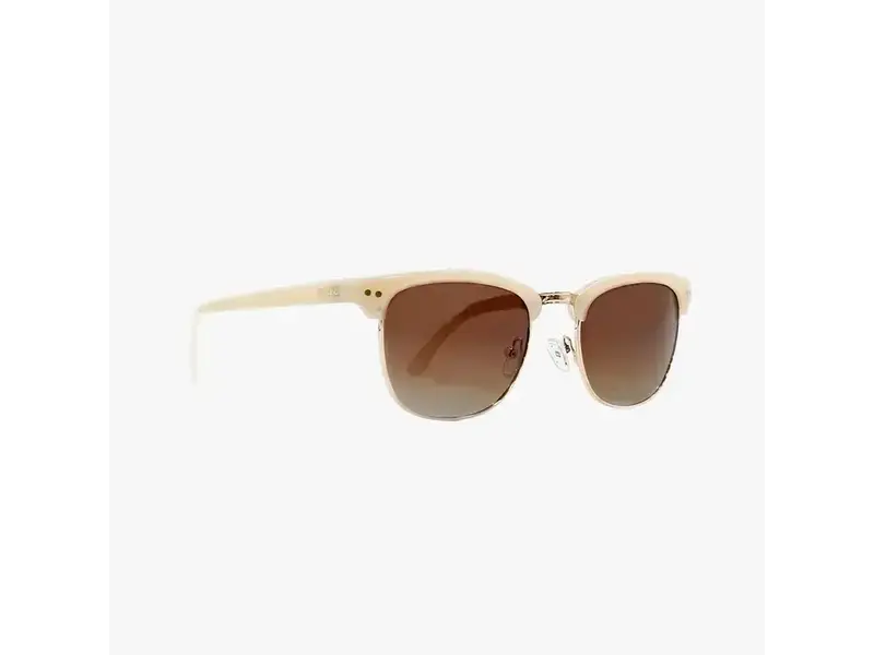 Kohv Eyewear Weston Ivory Polarized Semi-Rimless Fashion Sunglasses