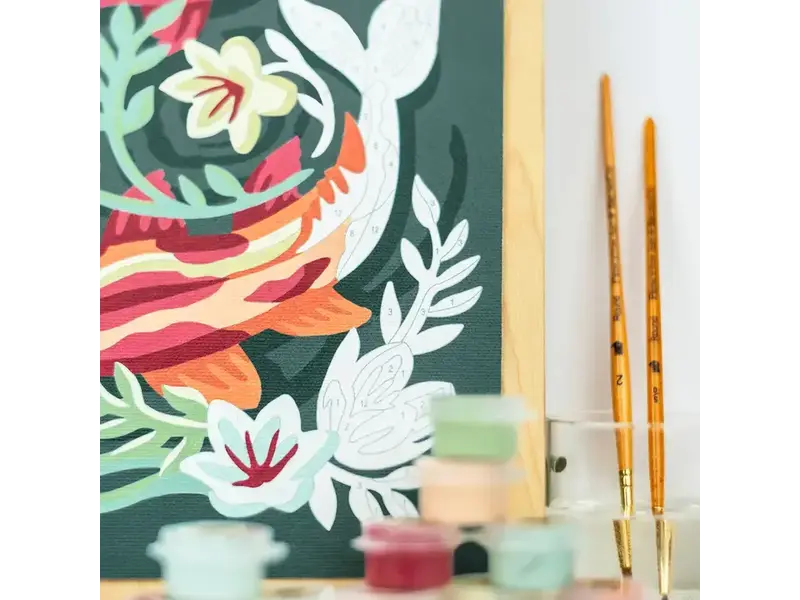 Elle Cree Koi Fish in Pond Paint-By-Number Kit