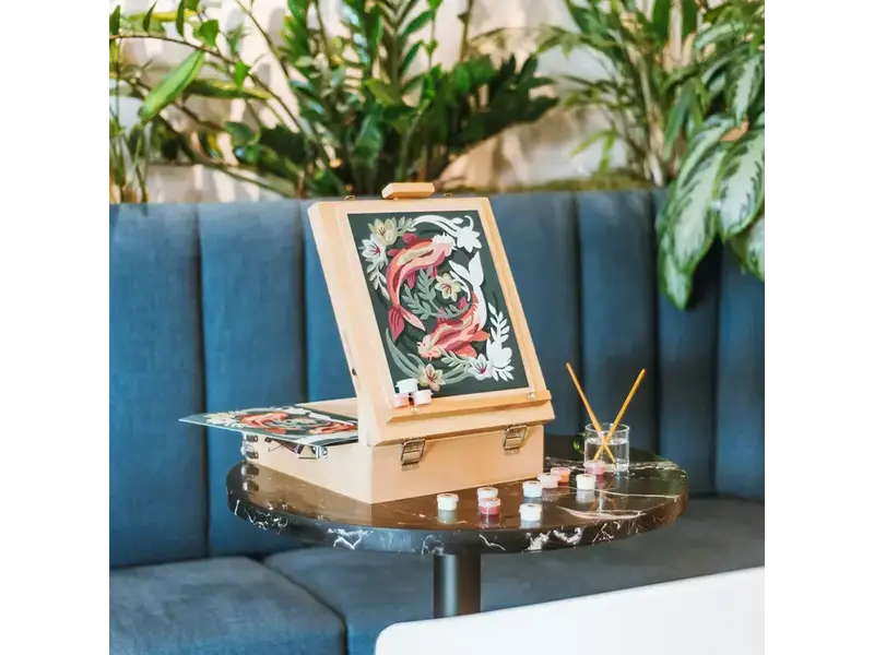 Elle Cree Koi Fish in Pond Paint-By-Number Kit