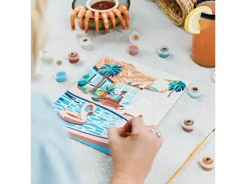 Elle Cree Mid-Mod Mirage Paint-By-Number Kit