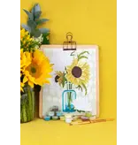 Elle Cree Sunflowers in Vase (Yellow) Paint-By-Number Kit