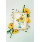 Elle Cree Sunflowers in Vase (Yellow) Paint-By-Number Kit