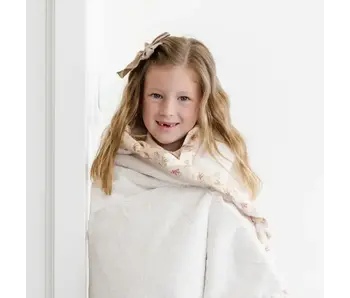 Satin Border Receiving Blankets  Flora