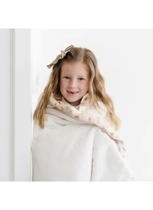 Satin Border Receiving Blankets  Flora