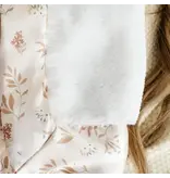 Saranoni Satin Border Receiving Blankets  Flora