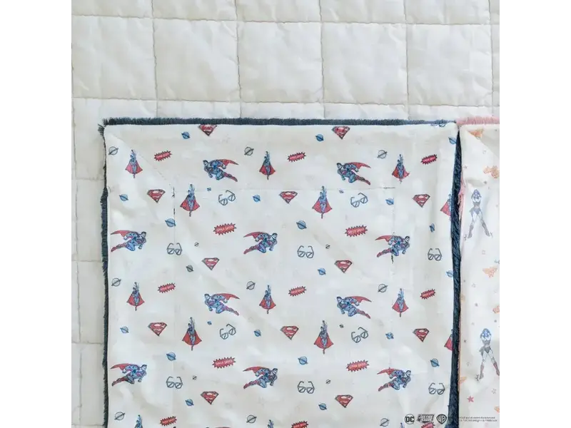 Saranoni Superman™ Minky/Lush  Receiving Blanket