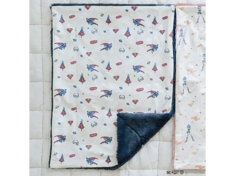 Saranoni Superman™ Minky/Lush  Receiving Blanket