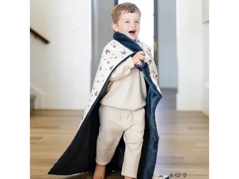 Saranoni Superman™ Minky/Lush  Receiving Blanket