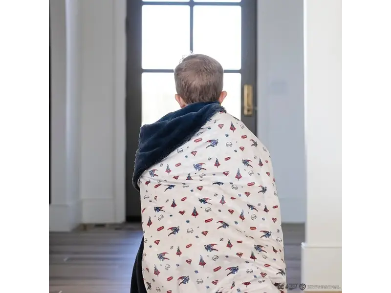 Saranoni Superman™ Minky/Lush  Receiving Blanket