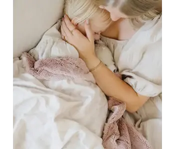 The Oakland Minky/Lush  Receiving Blanket