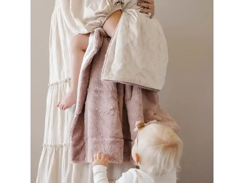 Saranoni The Oakland Minky/Lush  Receiving Blanket