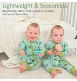 LollyBanks Bamboo Baby Convertible Zipper Pajamas - Golf Cart