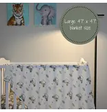 LollyBanks Golf A Round Baby Muslin Swaddle Blanket