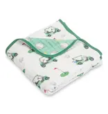 LollyBanks Golf A Round Sports Theme Baby Toddler Muslin Blanket