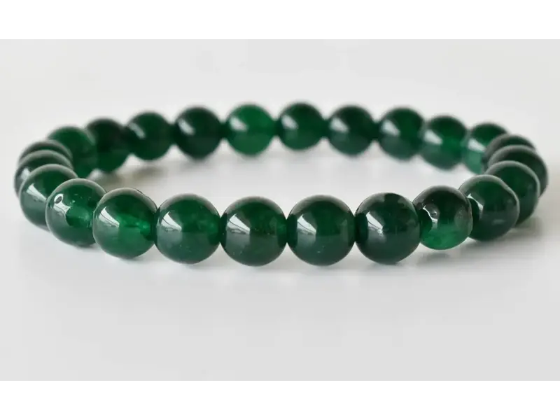 Soothing Crystals Green Jade | Healing Gemstone Bracelet (8mm)
