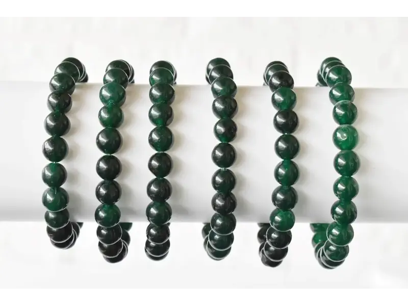 Soothing Crystals Green Jade | Healing Gemstone Bracelet (8mm)