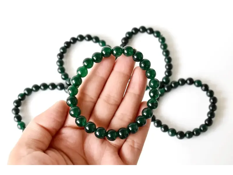 Soothing Crystals Green Jade | Healing Gemstone Bracelet (8mm)