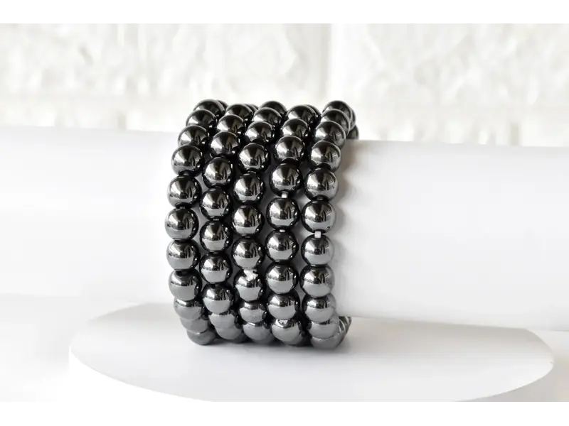 Soothing Crystals Hematite | Healing Gemstone Bracelet (8mm)