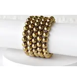 Soothing Crystals Golden Hematite| Healing Gemstone Bracelet