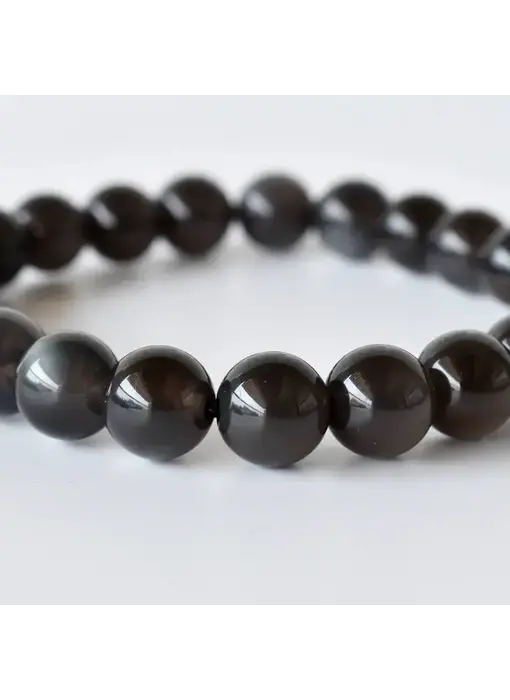 Black Obsidian | Gemstone Bracelet (8mm)