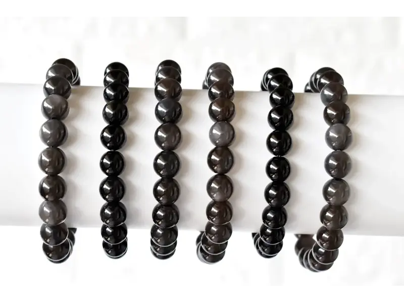 Soothing Crystals Black Obsidian | Gemstone Bracelet (8mm)