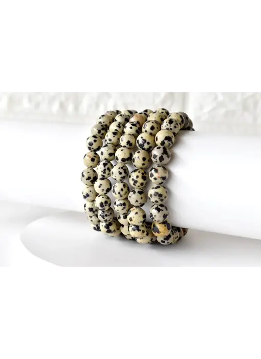 Dalmatian Jasper | Gemstone Bracelet (8mm)