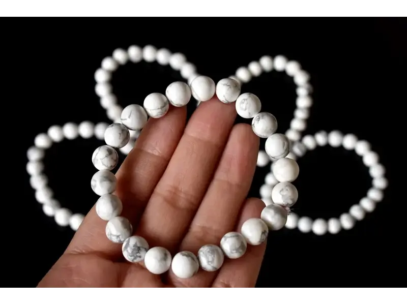 Soothing Crystals Howlite | Gemstone Bracelet (8mm)
