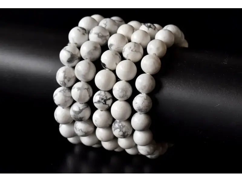 Soothing Crystals Howlite | Gemstone Bracelet (8mm)