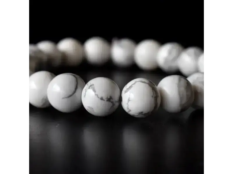 Soothing Crystals Howlite | Gemstone Bracelet (8mm)