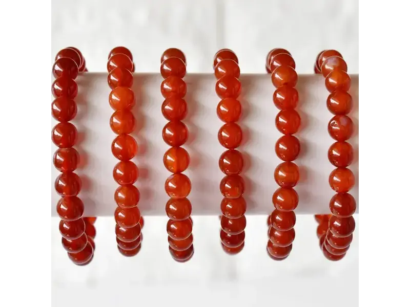 Soothing Crystals Red Onyx | Gemstone Bracelet (8mm)