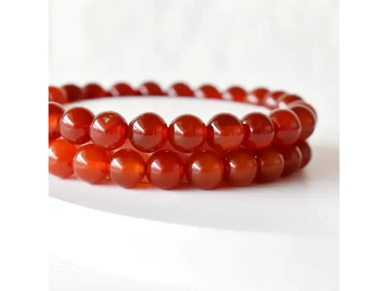Soothing Crystals Red Onyx | Gemstone Bracelet (8mm)