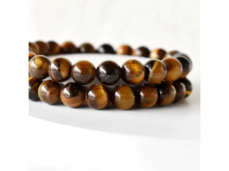 Soothing Crystals Tiger Eye | Gemstone Bracelet (8mm)