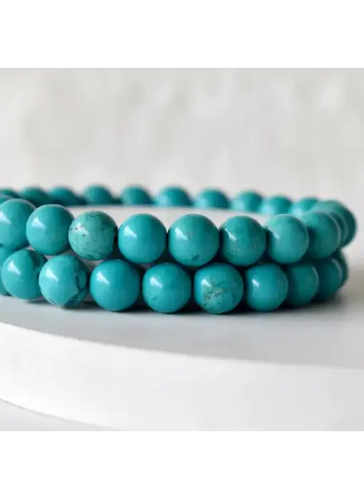 Turquoise Howlite | Gemstone Bracelet (8mm)