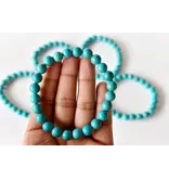 Soothing Crystals Turquoise Howlite | Gemstone Bracelet (8mm)