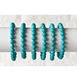 Soothing Crystals Turquoise Howlite | Gemstone Bracelet (8mm)