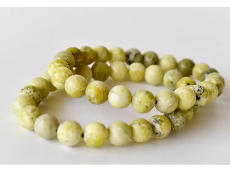 Soothing Crystals Serpentine | Gemstone Bracelet (10mm)