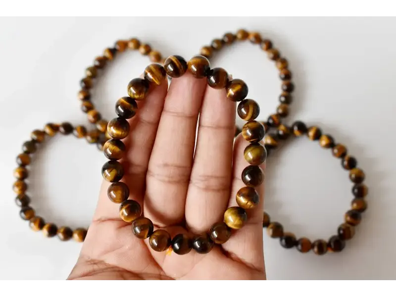 Soothing Crystals Tiger Eye | Gemstone Bracelet (10mm)