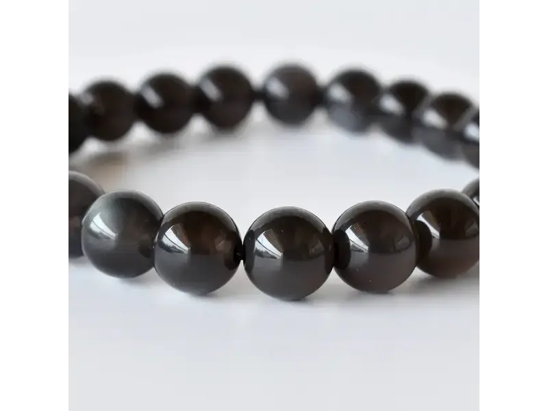 Soothing Crystals Black Obsidian | Gemstone Bracelet (10mm)
