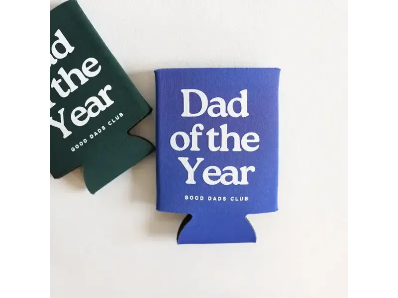 Polished prints Dad of the Year Can Koozie - GREEN