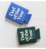 Polished prints Dad of the Year Can Koozie - GREEN