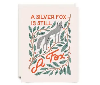 A Silver Fox | Birthday Greeting Card
