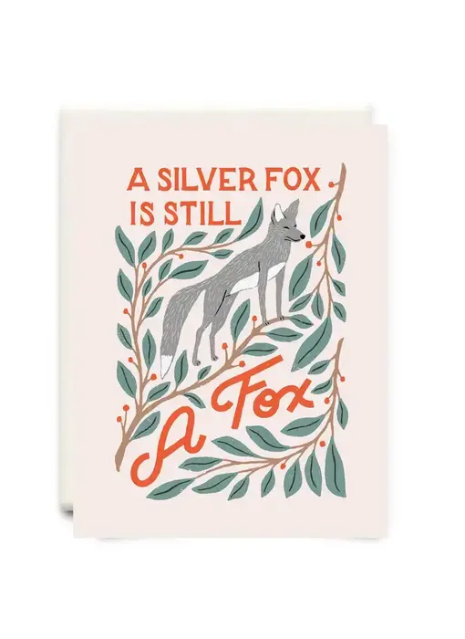 A Silver Fox | Birthday Greeting Card