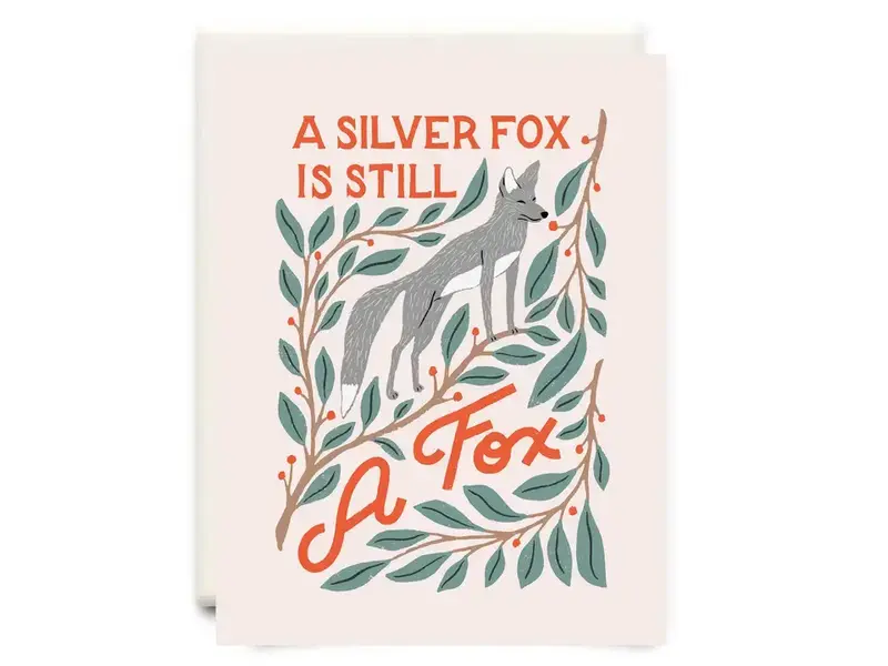 Inkwell Cards A Silver Fox | Birthday Greeting Card