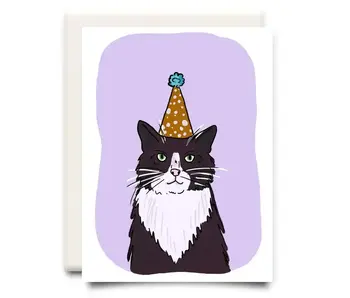 Cat in A Hat | Birthday Greeting Card