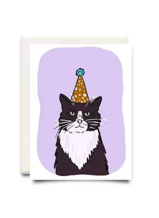 Cat in A Hat | Birthday Greeting Card